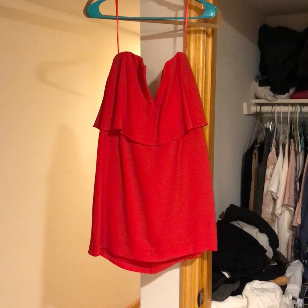BCBG red dress!